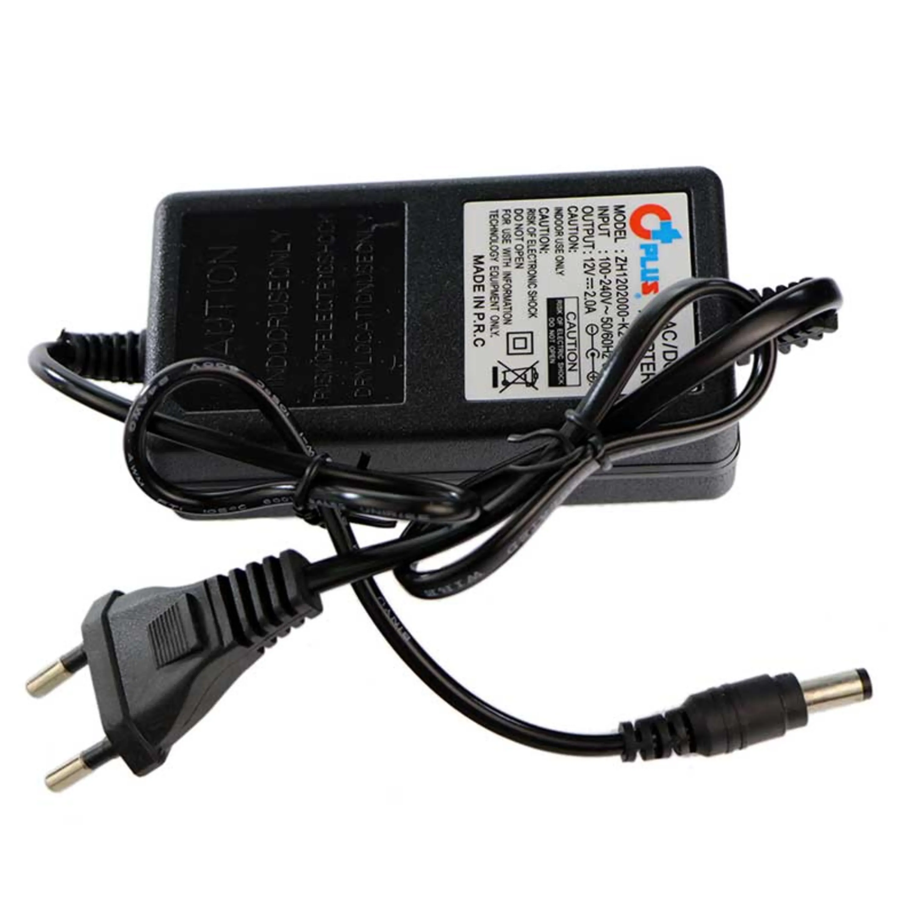 آداپتور دوربین مداربسته سی پلاس 12 ولت 2 آمپ آداپتور دوربین مداربسته سی پلاس 12 ولت 2 آمپ